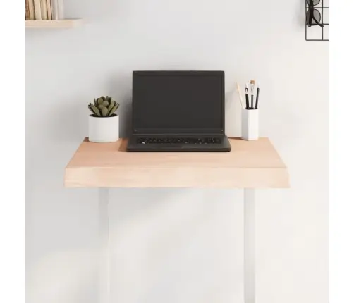 Galda Virsma, 60X50X(2-6) Cm, Neapstrādāts Ozola Masīvkoks Vidaxl