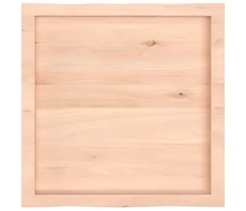 Galda Virsma, 60X60X(2-6) Cm, Masīvkoks, Dabīgas Formas Mala Vidaxl