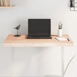 Stalviršis, 80X40X(2-4) cm Medienos Masyvas, Su Gyvu Kraštu