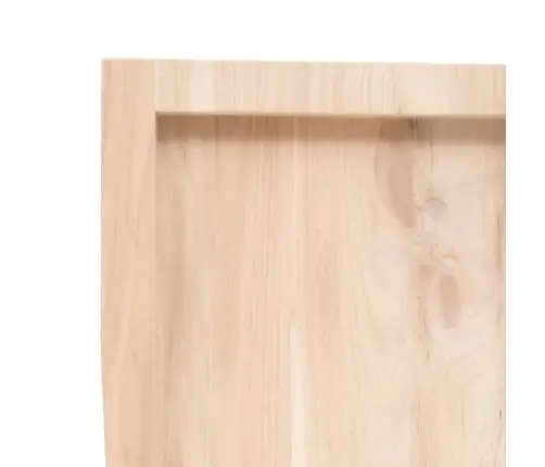 Lauaplaat, 80 X 50 X (2-4) cm Täispuit, Naturaalsed Servad