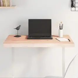 Stalviršis, 80X50X(2-4) cm Medienos Masyvas, Su Gyvu Kraštu