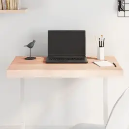 Lauaplaat, 80 X 50 X (2-6) cm Täispuit, Naturaalsed Servad