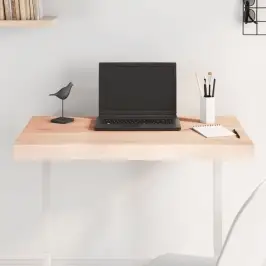 Lauaplaat, 80 X 60 X (2-6) cm Täispuit, Naturaalsed Servad