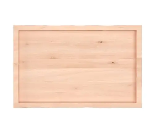 Lauaplaat, 100 X 60 X (2-4) cm Täispuit, Naturaalsed Servad