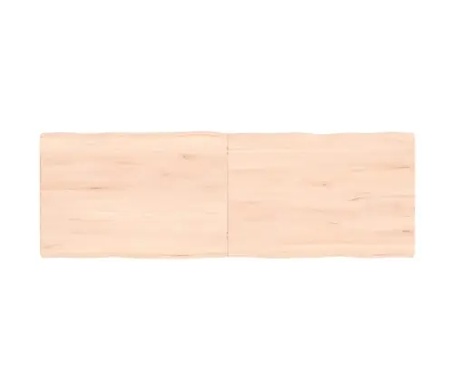 Lauaplaat, 120X40X(2-4) cm Täispuit, Naturaalsed Servad