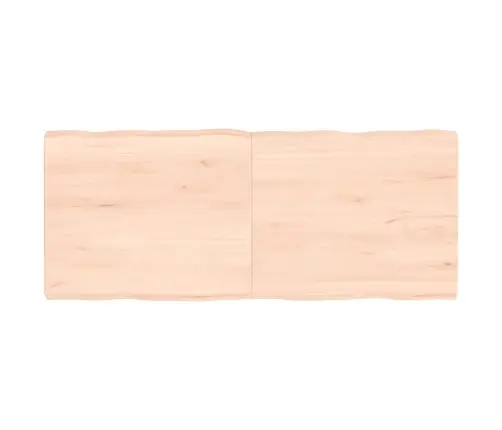 Galda Virsma, 120X50X(2-6) Cm, Neapstrādāts Ozola Masīvkoks Vidaxl