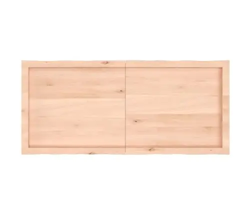 Galda Virsma, 120X50X(2-6) Cm, Neapstrādāts Ozola Masīvkoks Vidaxl