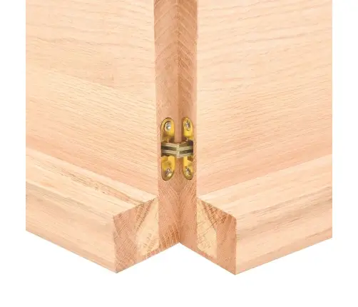 Galda Virsma, 120X50X(2-6) Cm, Neapstrādāts Ozola Masīvkoks Vidaxl