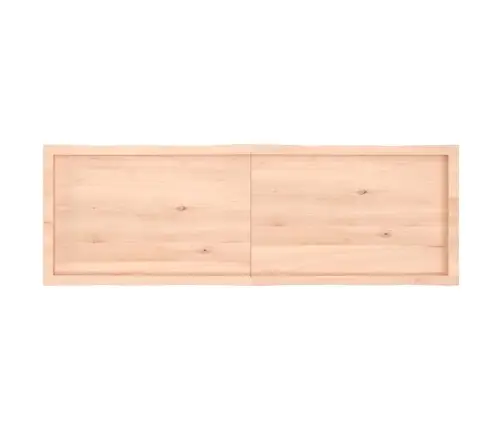Lauaplaat, 160 X 50 X (2-6) cm Täispuit, Naturaalsed Servad