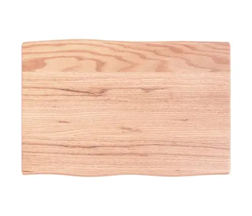 Galda Virsma, Gaiši Brūna, 60X40X2 Cm, Ozola Masīvkoks Vidaxl