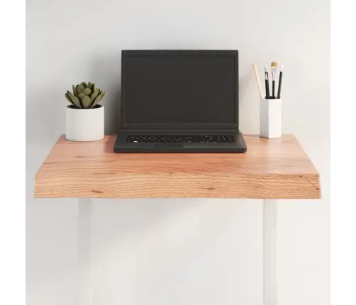 Stalviršis, Šviesiai Rudas, 60X40X(2-6) cm Medienos Masyvas