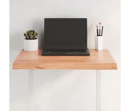 Galda Virsma, Gaiši Brūna, 60X60X(2-4)Cm, Ozola Masīvkoks                                                                          Vidaxl