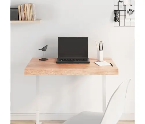 Stalviršis, Šviesiai Rudas, 80X40X(2-6) cm Medienos Masyvas