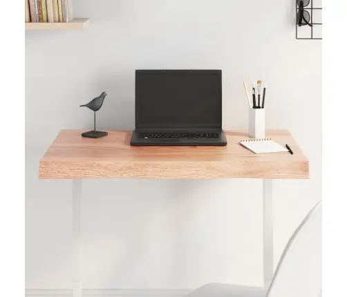 Stalviršis, Šviesiai Rudas, 80X40X(2-6) cm Medienos Masyvas