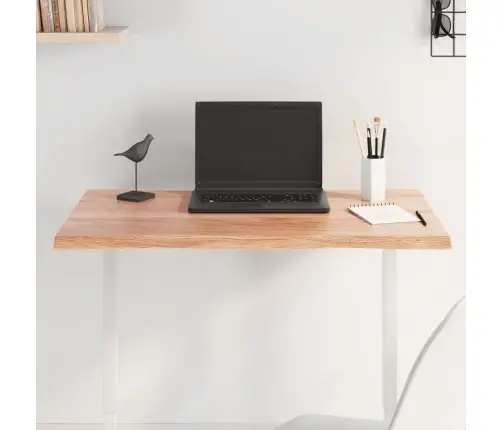 Galda Virsma, Gaiši Brūna, 80X50X2 Cm, Ozola Masīvkoks Vidaxl