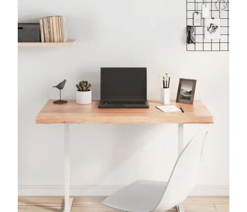 Stalviršis, Šviesiai Rudas, 100X50X(2-4) cm Medienos Masyvas