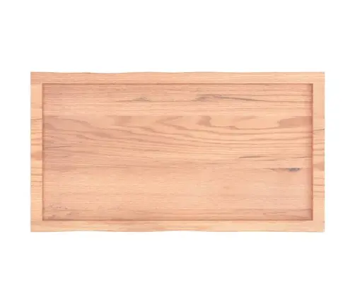 Stalviršis, Šviesiai Rudas, 100X50X(2-4) cm Medienos Masyvas