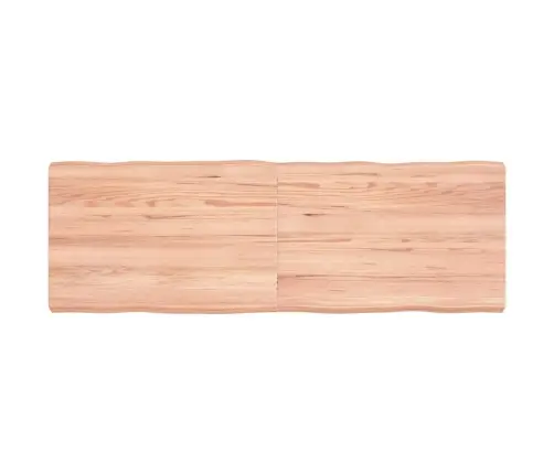 Stalviršis, Šviesiai Rudas, 120X40X(2-6) cm Medienos Masyvas