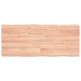 Galda Virsma, Gaiši Brūna, 120X50X(2-4)Cm, Ozola Masīvkoks Vidaxl
