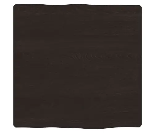 Lauaplaat, Tumepruun, 40 X 40 X (2-4) cm Töödeldud Täispuit