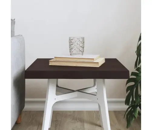 Lauaplaat, Tumepruun, 40 X 40 X (2-4) cm Töödeldud Täispuit