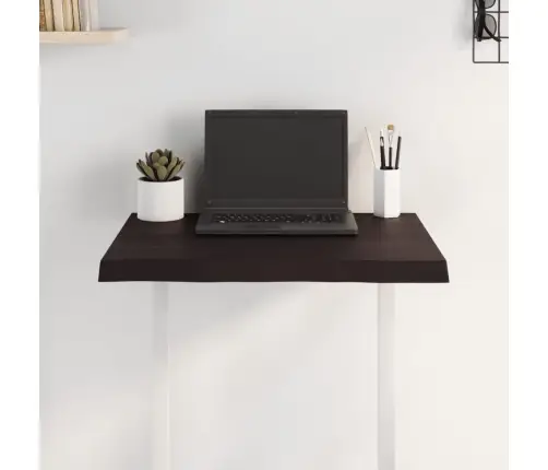 Lauaplaat, Tumepruun, 60 X 40 X (2-4) cm Töödeldud Täispuit