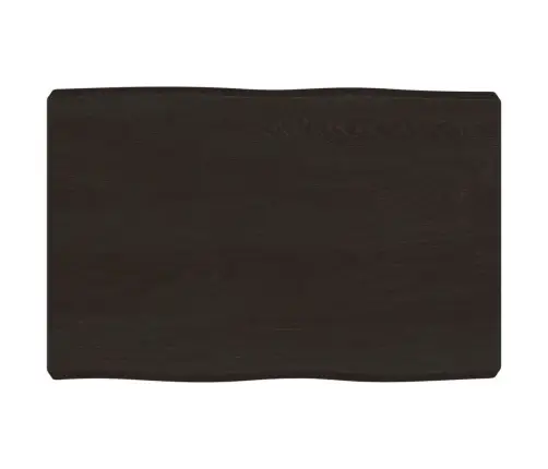 Lauaplaat, Tumepruun, 60 X 40 X (2-6) cm Töödeldud Täispuit