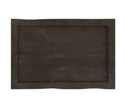 Lauaplaat, Tumepruun, 60 X 40 X (2-6) cm Töödeldud Täispuit