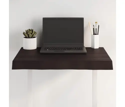 Lauaplaat, Tumepruun, 60 X 40 X (2-6) cm Töödeldud Täispuit