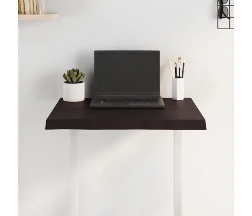 Lauaplaat, Tumepruun, 60 X 50 X (2-4) cm Töödeldud Täispuit