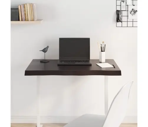 Lauaplaat, Tumepruun, 80 X 40 X (2-4) cm Töödeldud Täispuit