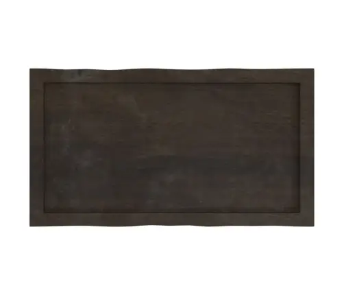 Lauaplaat, Tumepruun, 80 X 40 X (2-4) cm Töödeldud Täispuit