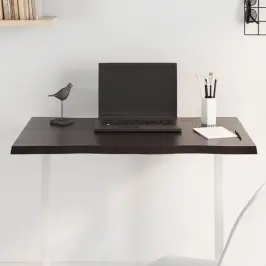 Galda Virsma, Tumši Brūna, 80X60X2 Cm, Ozola Masīvkoks Vidaxl