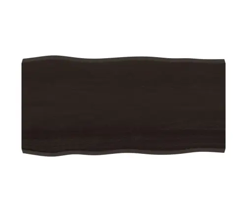 Lauaplaat, Tumepruun, 100 X 50 X (2-4) cm Töödeldud Täispuit