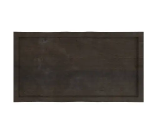 Lauaplaat, Tumepruun, 100 X 50 X (2-4) cm Töödeldud Täispuit