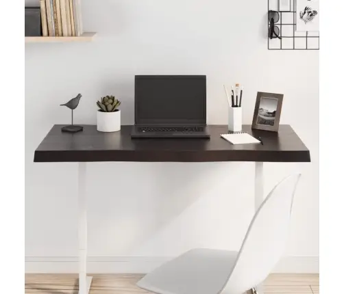 Lauaplaat, Tumepruun, 100 X 50 X (2-4) cm Töödeldud Täispuit