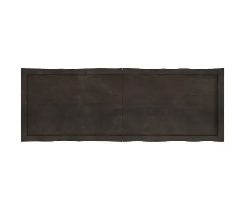 Stalviršis, Tamsiai Ruda, 140X50X(2-6) cm Medienos Masyvas