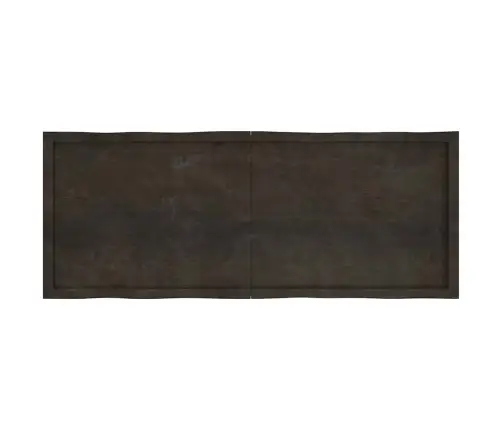 Galda Virsma, Tumši Brūna, 160X60X(2-4) Cm, Ozola Masīvkoks Vidaxl