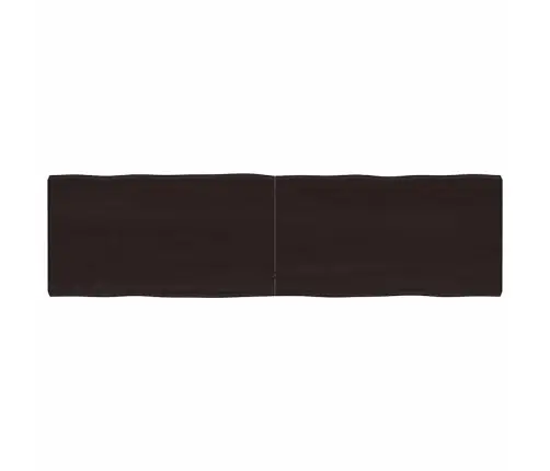 Lauaplaat, Tumepruun, 180 X 50 X (2-6) cm Töödeldud Täispuit