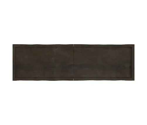 Lauaplaat, Tumepruun, 180 X 50 X (2-6) cm Töödeldud Täispuit