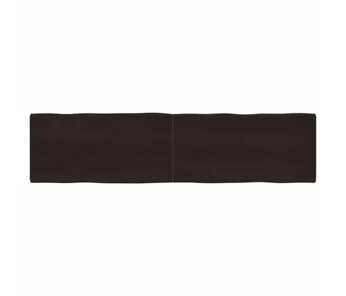 Lauaplaat, Tumepruun, 200 X 50 X (2-4) cm Töödeldud Täispuit