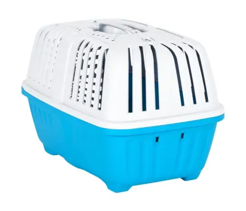 Dzīvnieku Pārvadāšanas Būris, Zils, Balts, 48X31,5X33 Cm, Pp Vidaxl