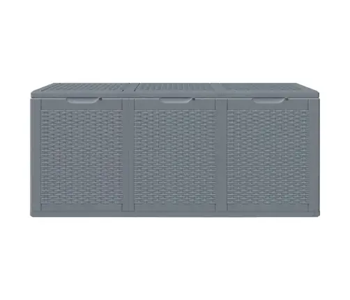 Dārza Mantu Kaste, Pelēka, Pp Rotangpalma, 270 L Vidaxl