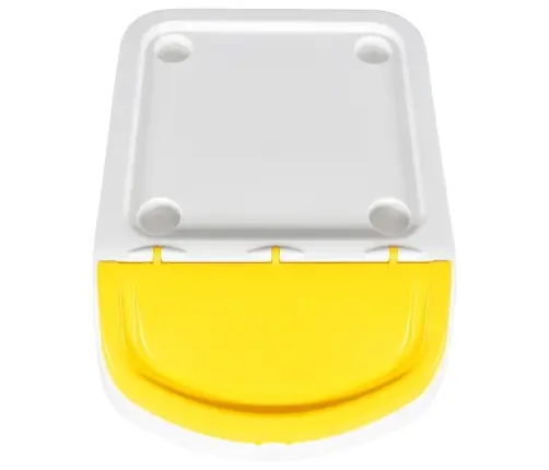 Sukraunamos Šiukšliadėžės Su Dangčiais, 3Vnt., Baltos, Pp, 120L