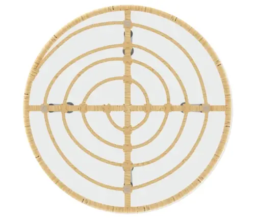 3-Daļīgs Dārza Mēbeļu Komplekts, Pe Rotangpalma Vidaxl