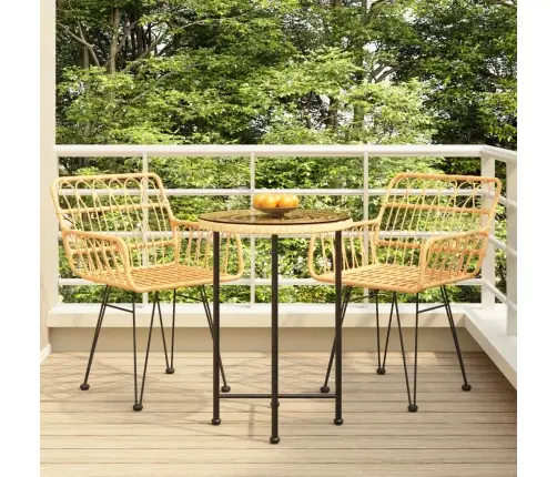 3-Osaline Aiamööbli Komplekt, Polürotang