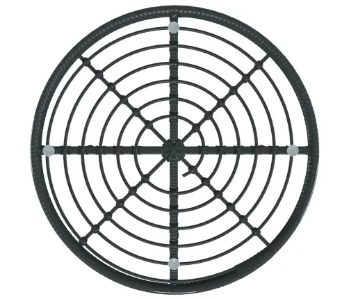 5-Daļīgs Dārza Mēbeļu Komplekts, Melns, Pe Rotangpalma Vidaxl 5-Daļīgs Dārza Mēbeļu Komplekts, Melns, Pe Rotangpalma Vidaxl