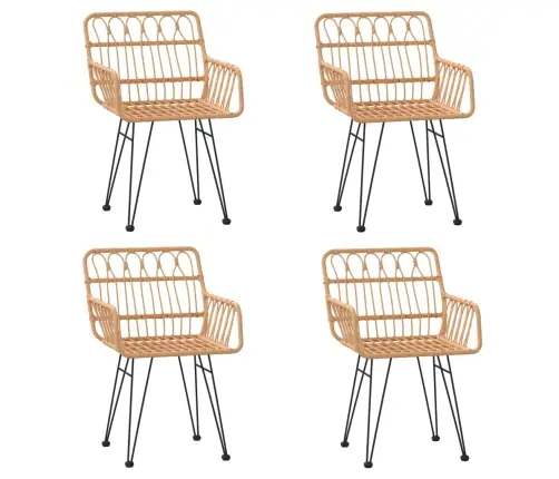 Sodo Valgomojo Baldų Komplektas, 5 Dalių, Poliratanas