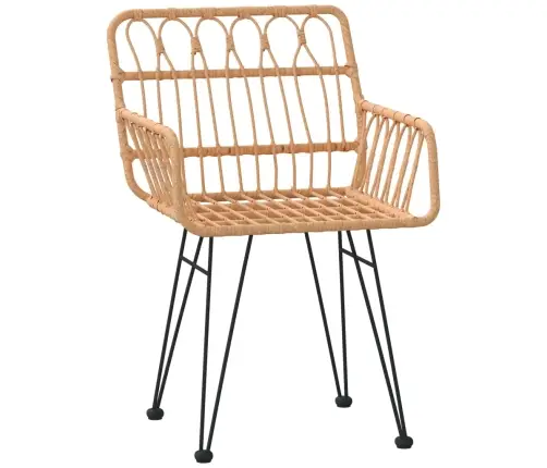 7-Daļīgs Dārza Mēbeļu Komplekts, Pe Rotangpalma Vidaxl