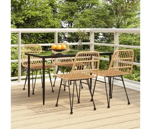 5-Osaline Aiamööbli Komplekt, Polürotang